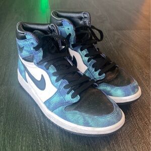 Blue Tie Dye Jordan 1